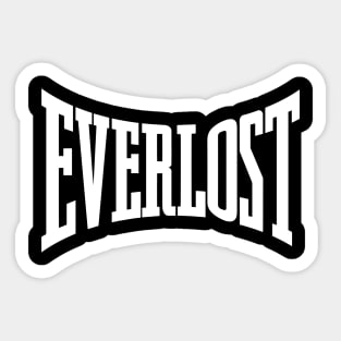 Everlost (logo parody design) Sticker